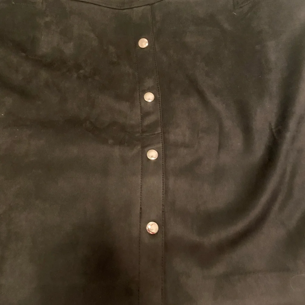 NWT LOFT Army Green Suede Skirt - size 20 - Picture 5 of 7